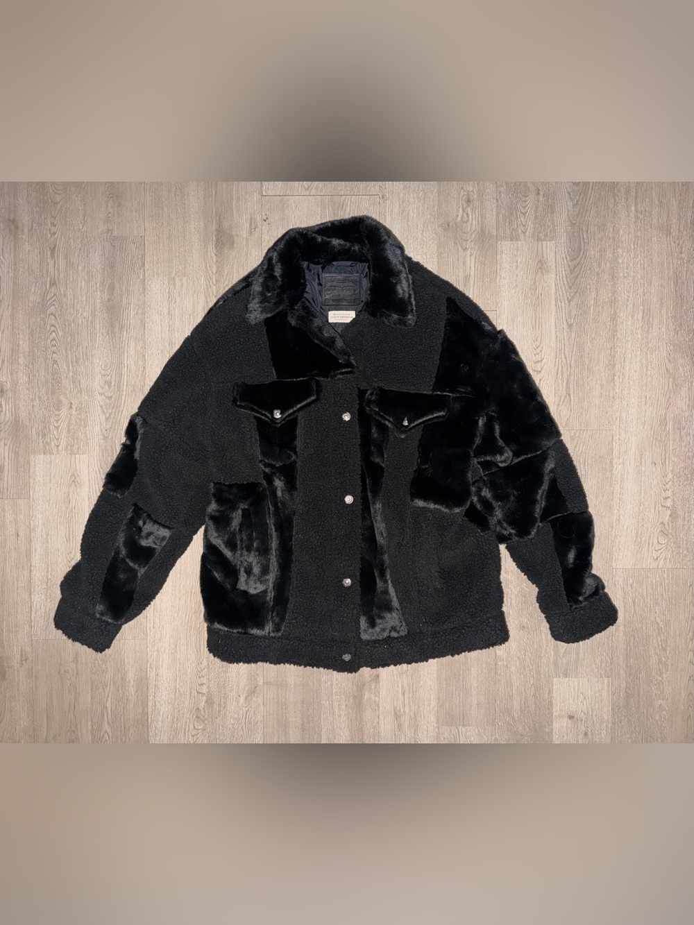 Levi's Black Faux Fur-Lined Jacket